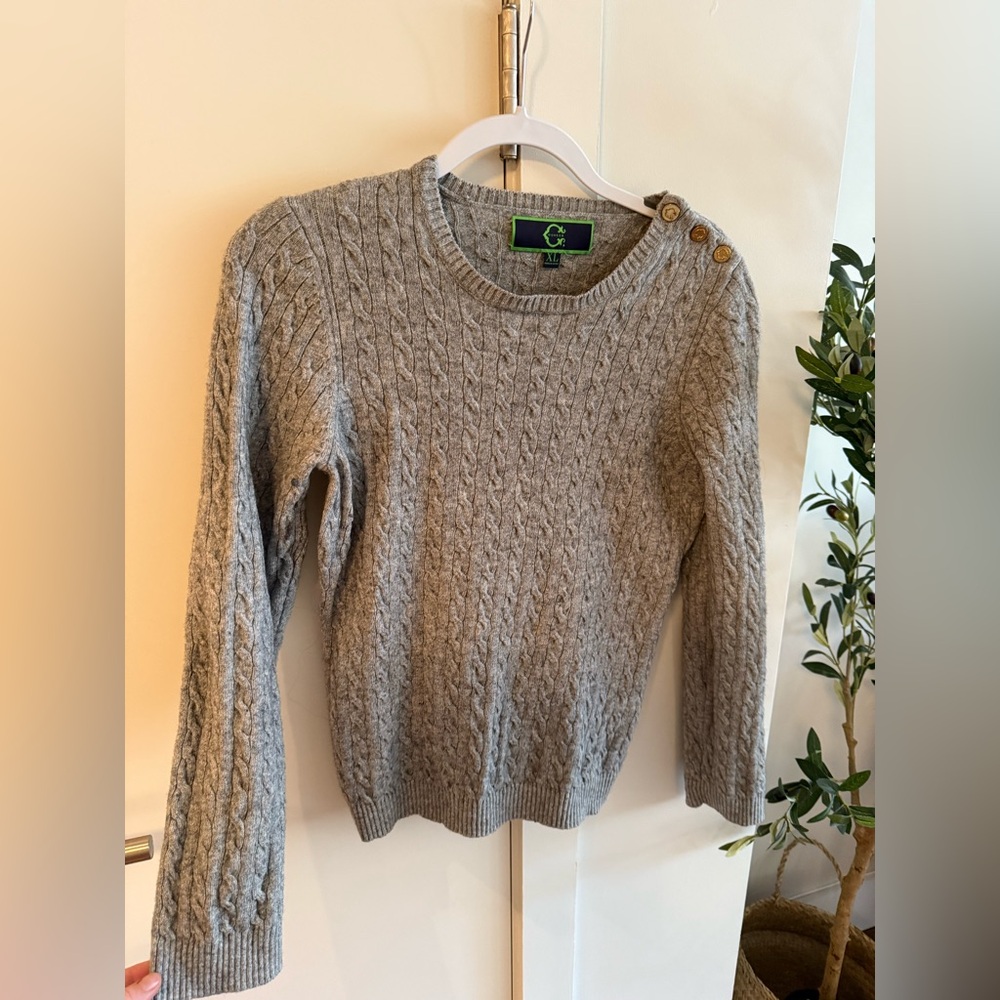 C. Wonder Grey Wool Blend Sweater
